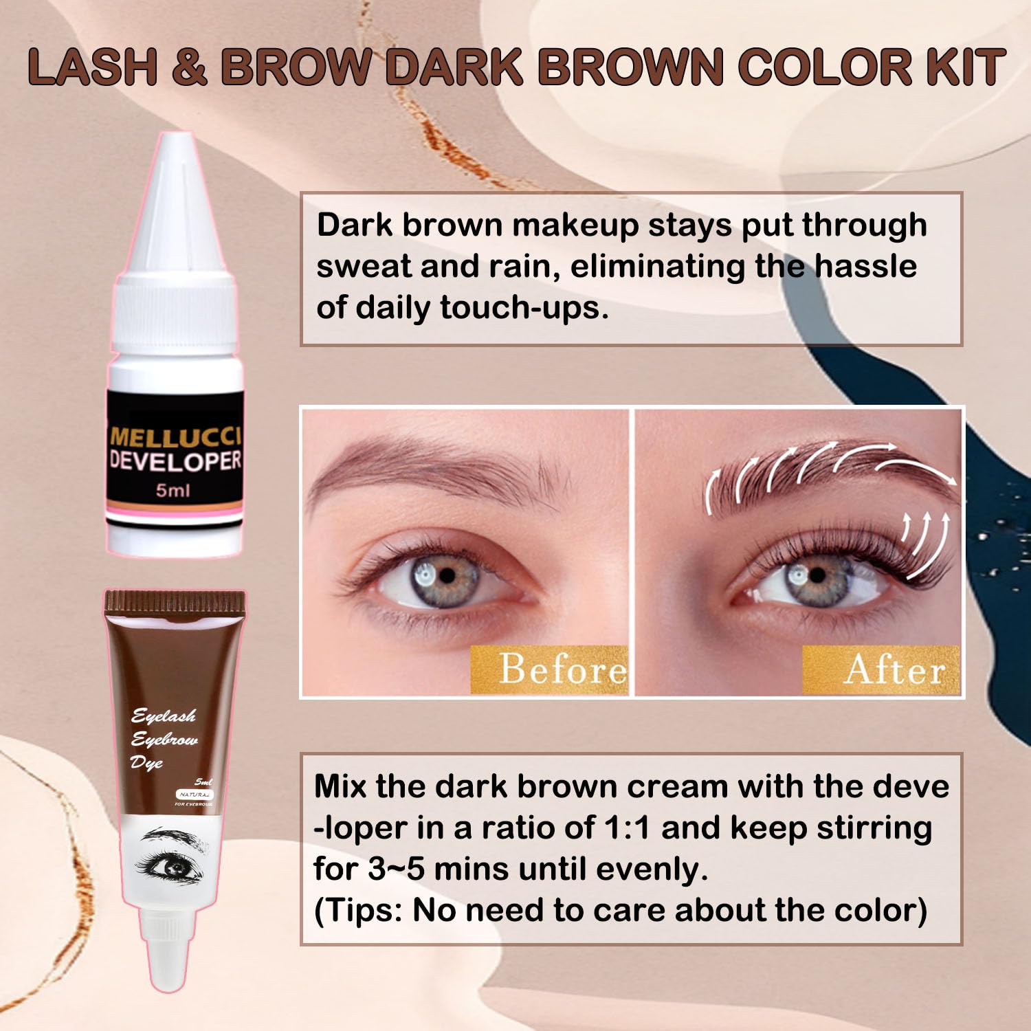 MELLUCCI lash lift kit glue for secure lash adhesion during lift