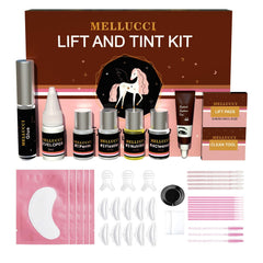 MELLUCCI Lash Lift Kit packaging showing complete at-home set for DIY use