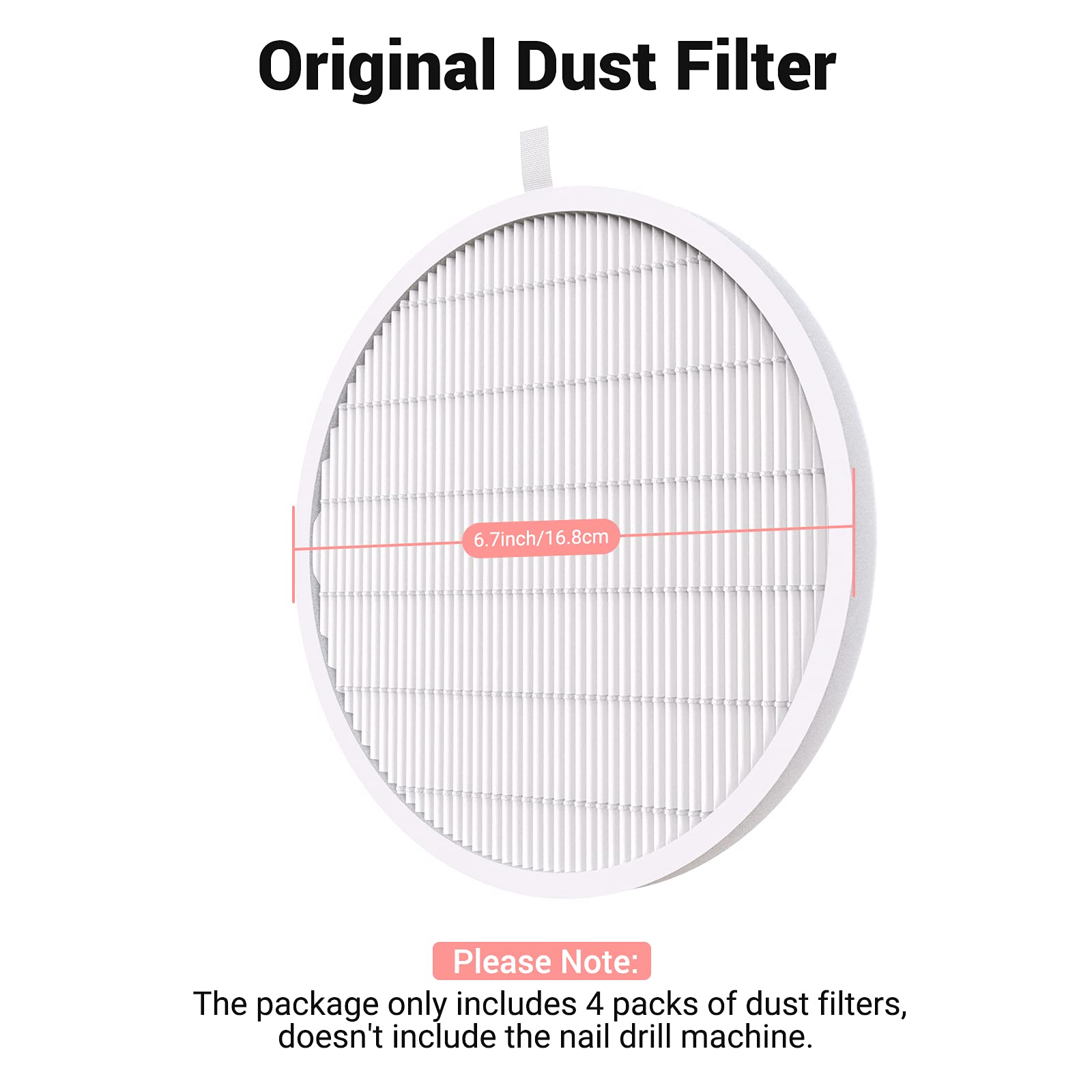 MelodySusie nail dust collector delivers 360-degree dust capture.
