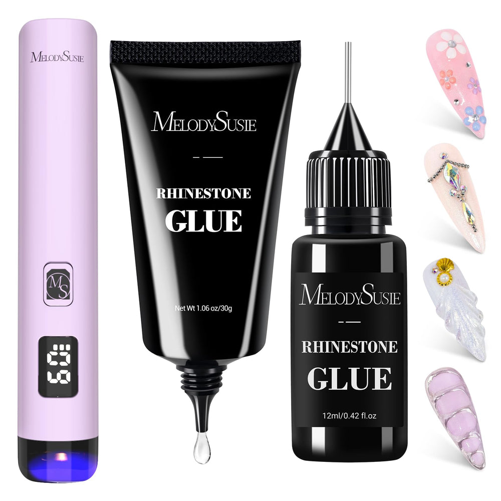 MelodySusie ART01R flash cure light highlights rhinestones quickly for nail art