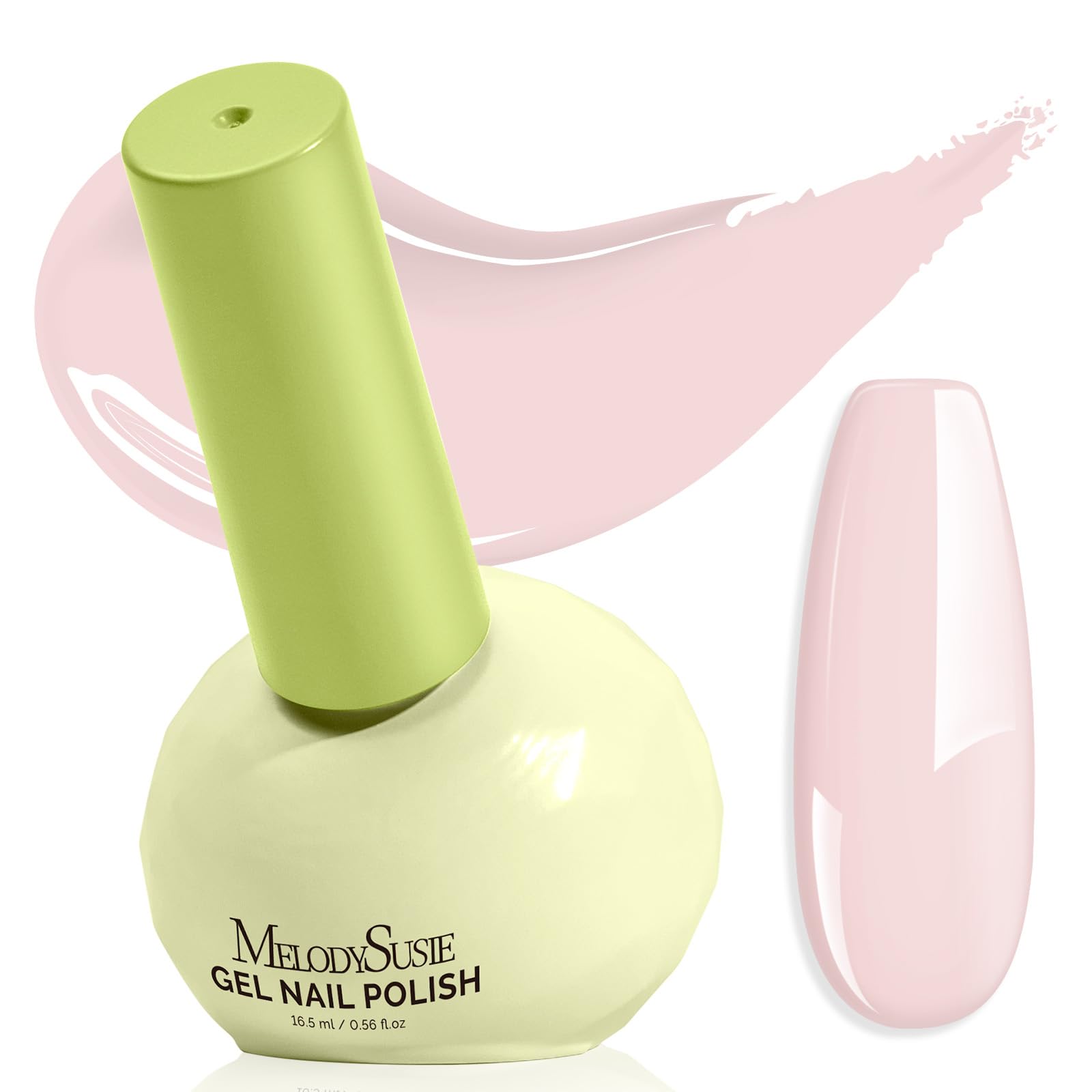 MelodySusie bottle with tilt-and-stand design for easy polish access.