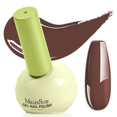 MelodySusie brown gel polish with high pigmentation for vibrant at-home manicures.