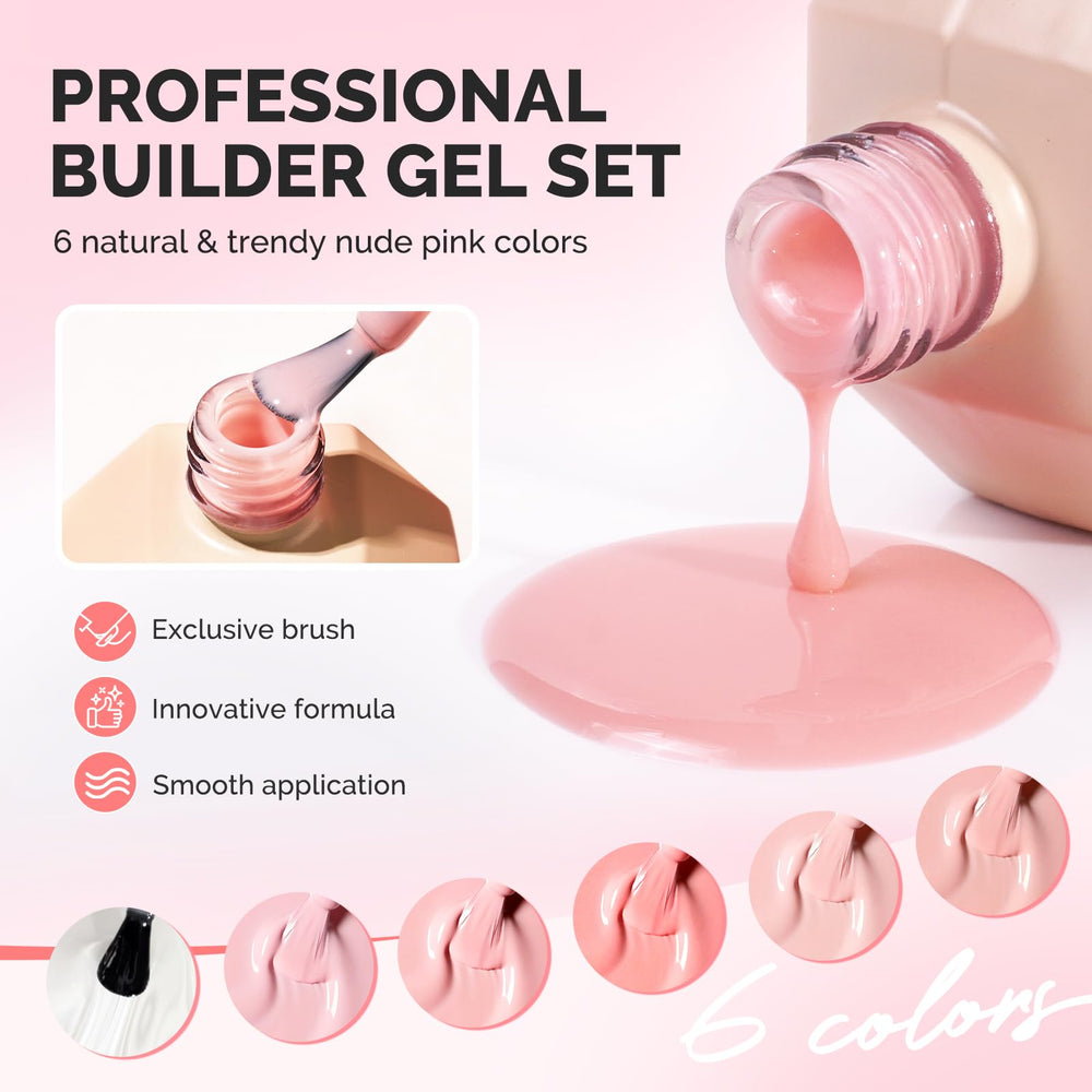 MelodySusie builder gel clear rubber base delivers strong, smooth overlays