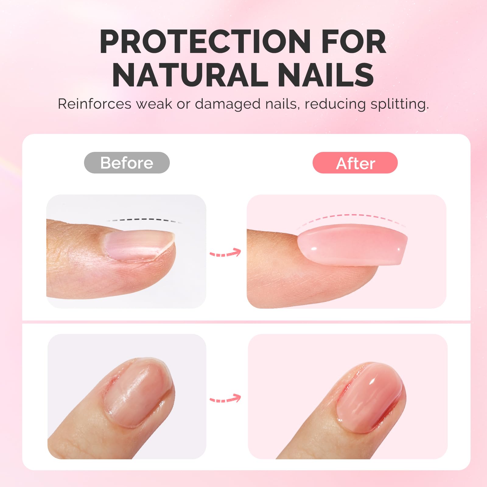 MelodySusie thickening builder gel bottle adds nail strength