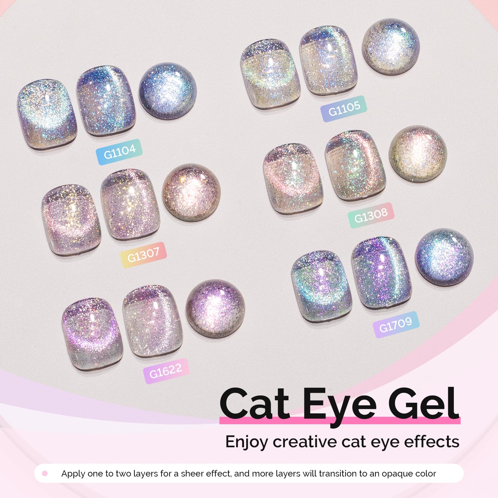 MelodySusie cat eye polish bottle being shaken to reach even consistency.