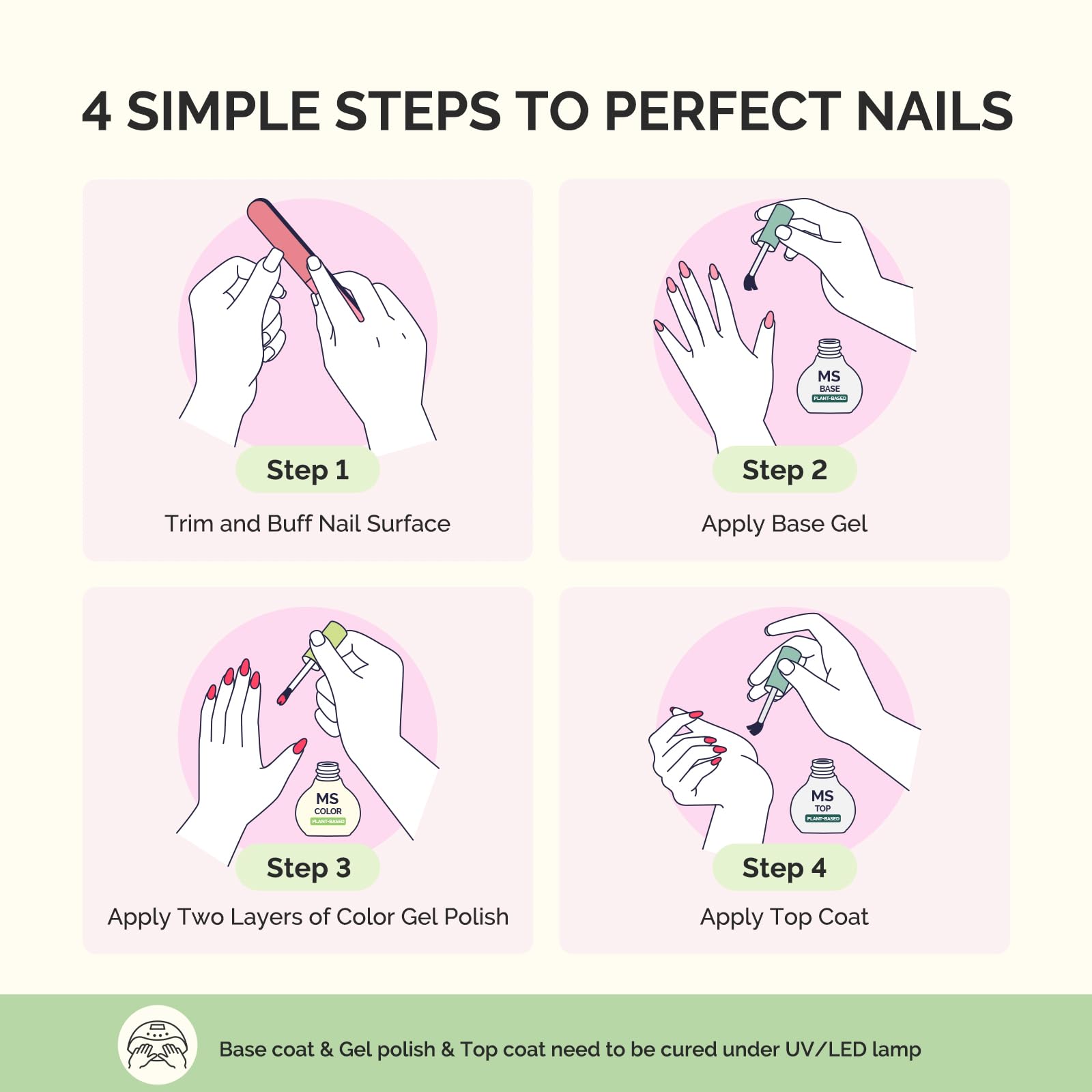 MelodySusie at-home DIY manicure scene demonstrating easy self-application.