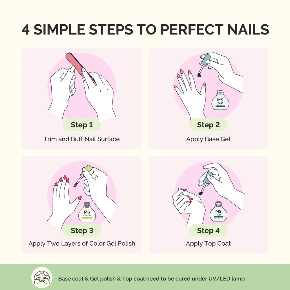 MelodySusie at-home DIY manicure scene demonstrating easy self-application.