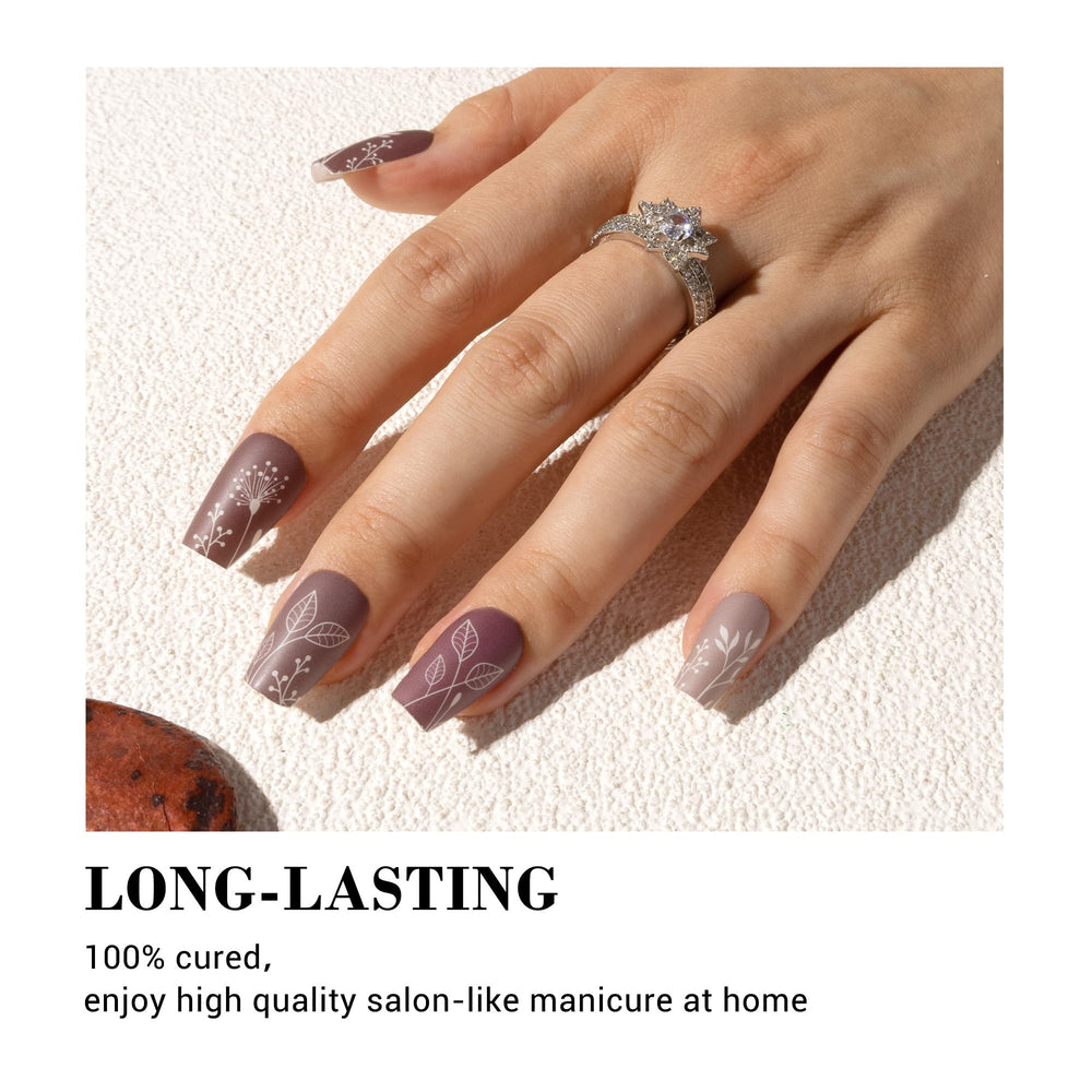 MelodySusie dual-cuticle-fit nail strips adapt to various nail shapes.