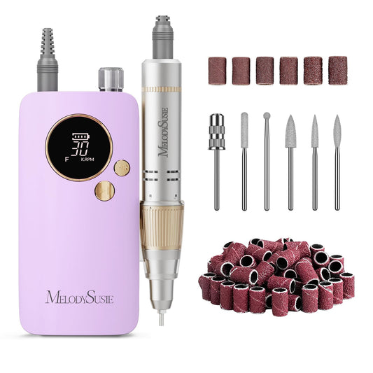 MelodySusie entry-level clip-on nail drill for beginners with smooth shaping and ergonomic design