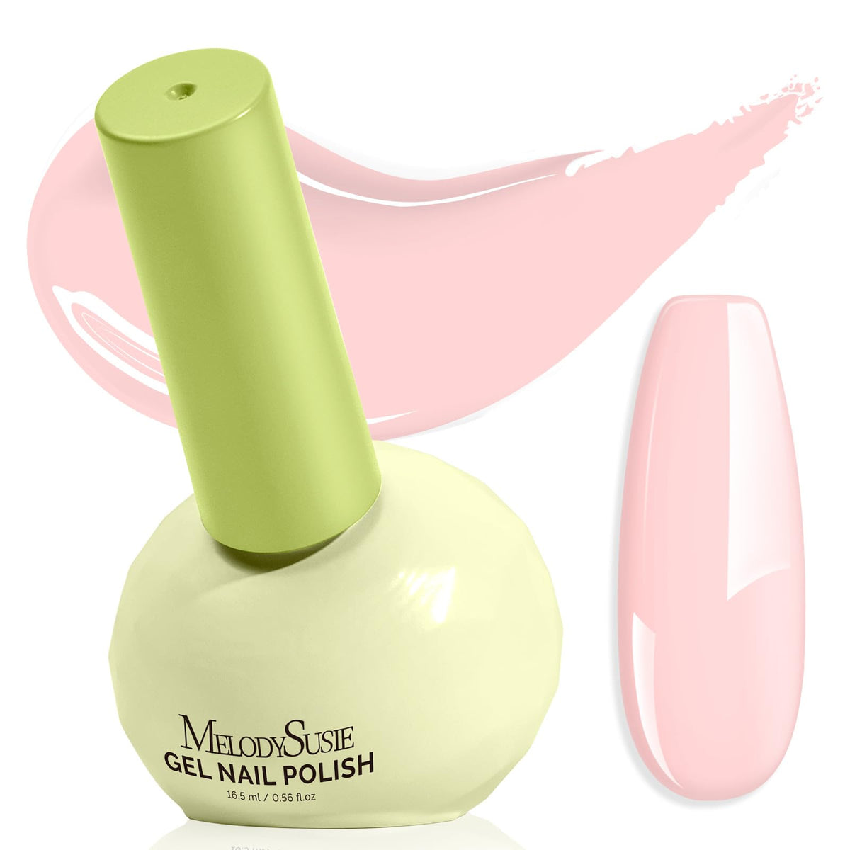 MelodySusie gel polish bottle with tilt design for easy access and precise application.