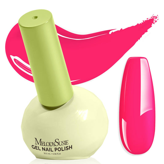 MelodySusie gel-nail-polish pink tilt bottle for easy access and precise application.