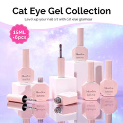 MelodySusie Glitter Cat Eye polish safety label reminding mindful use.