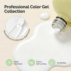 MelodySusie highly pigmented gel polish delivers bold red color in two coats.