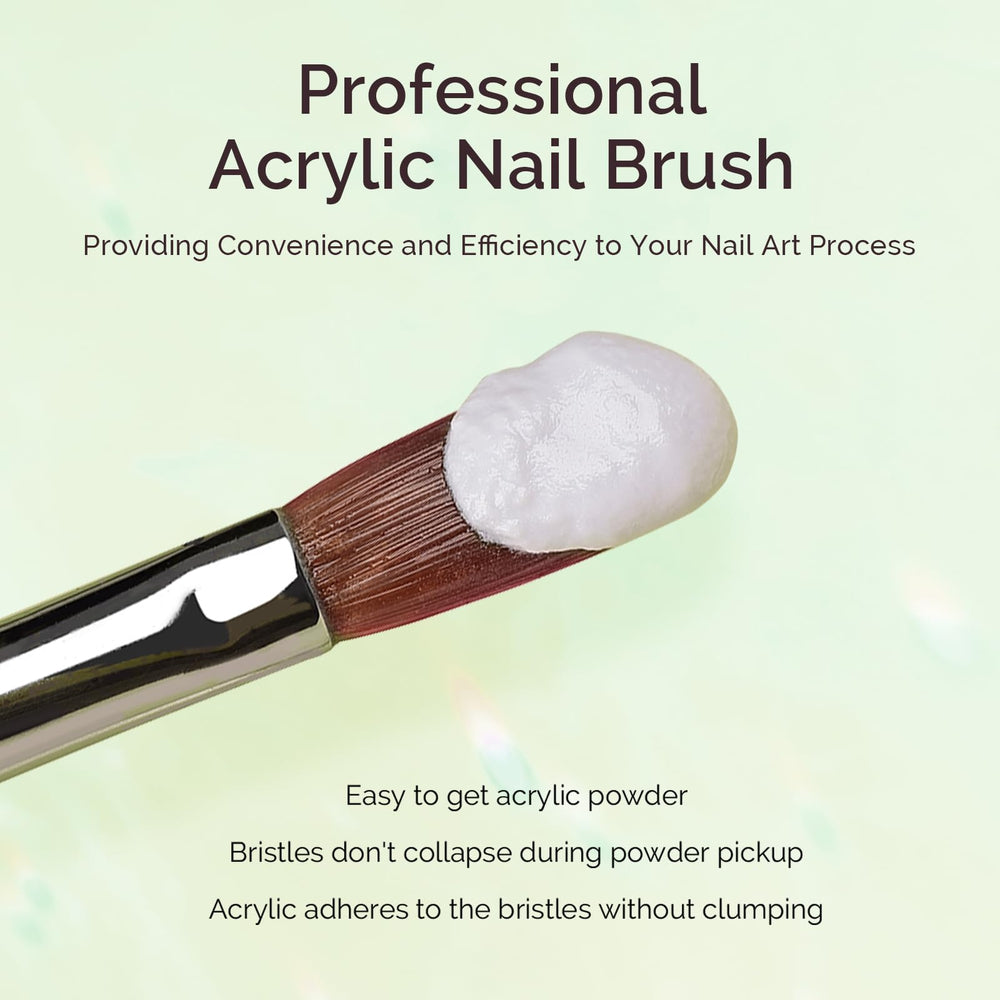 MelodySusie Kolinsky brush ergonomic handle provides comfortable grip and precise control