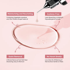 MelodySusie multi-functional remover; quickly dissolves solid nail glue and color gels