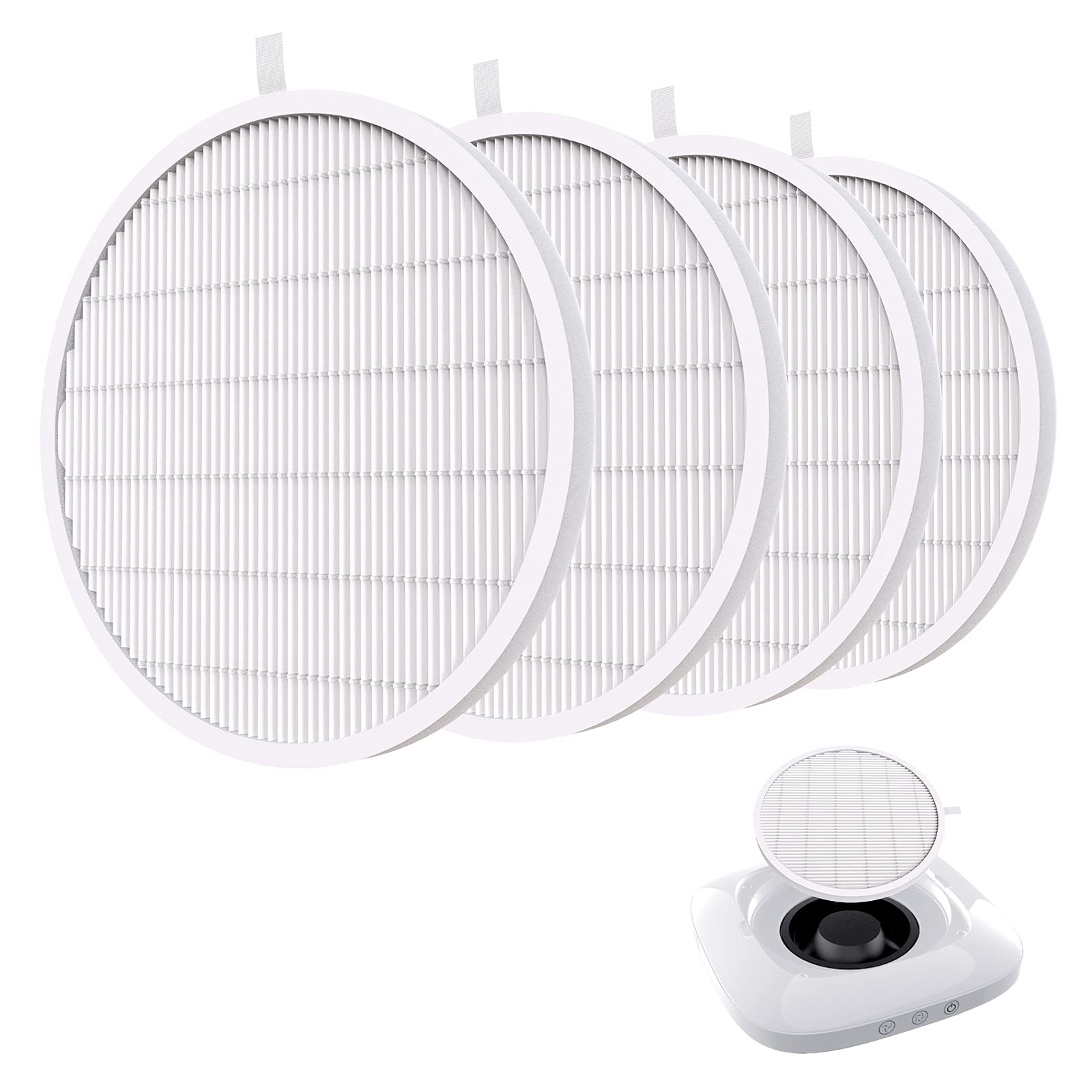 MelodySusie nail dust collector filter 4-pack for clean air during filing.