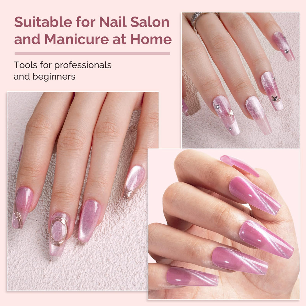 MelodySusie Magnetic nail art tools kit boosts styling possibilities on the go.