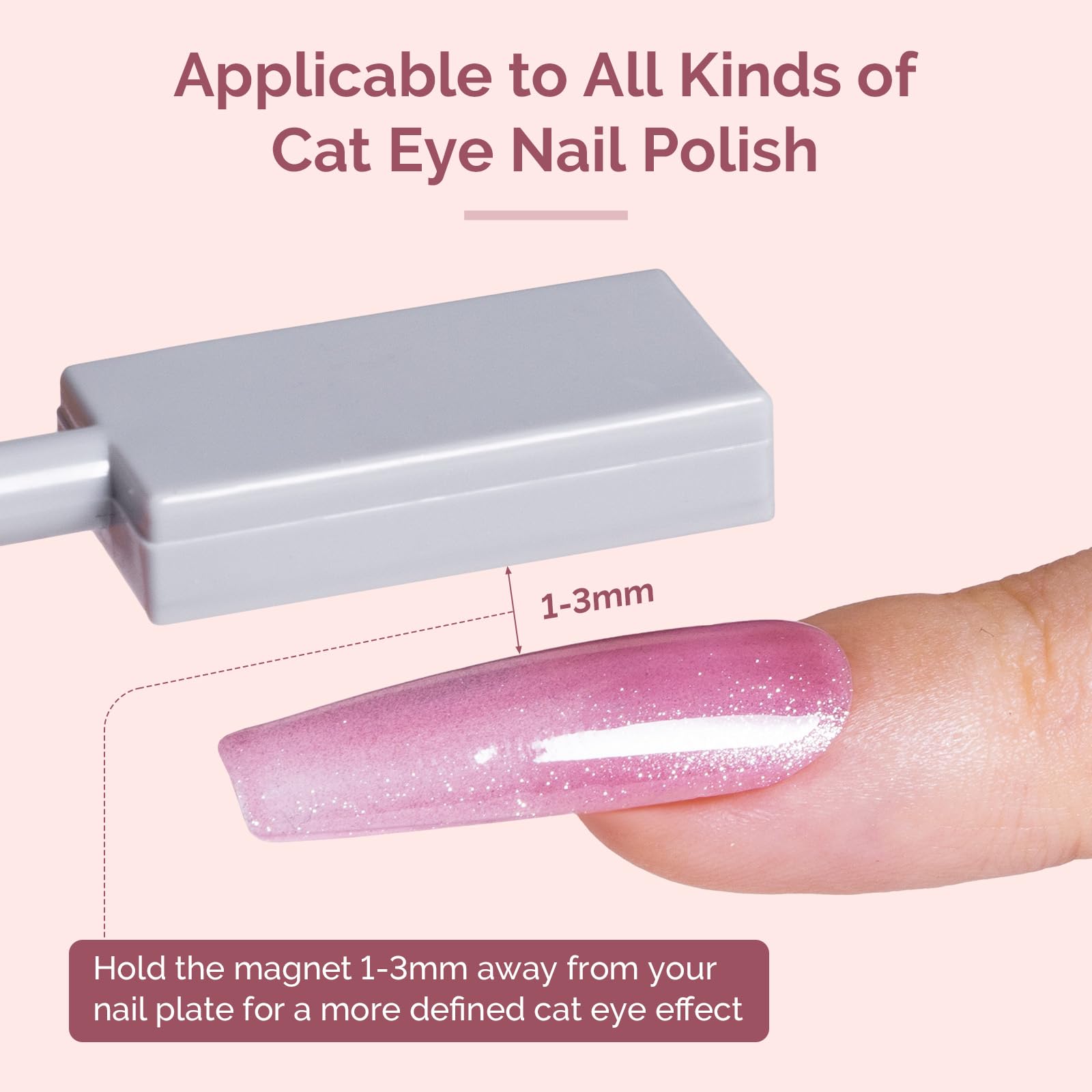 MelodySusie Nail magnet set case keeps tools organized for quick manicures.