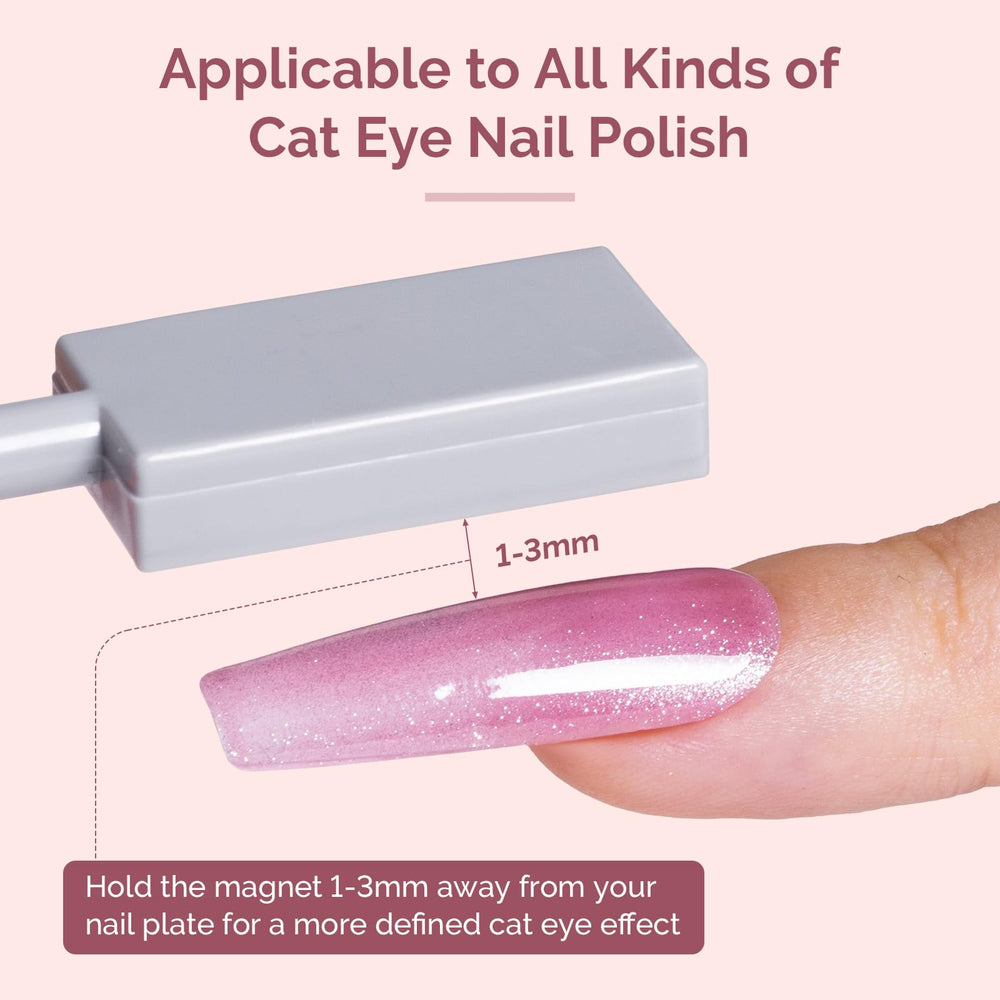MelodySusie Nail magnet set case keeps tools organized for quick manicures.