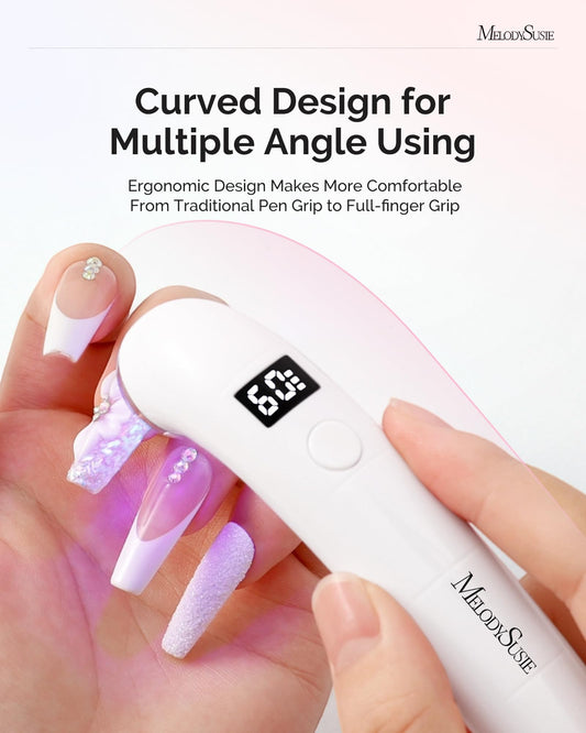 MelodySusie P-Art01A compact mini lamp side angle ideal for travel touchups