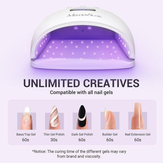 MelodySusie P-Plus30I hands inside highlights spacious curing for mani-pedi sessions.
