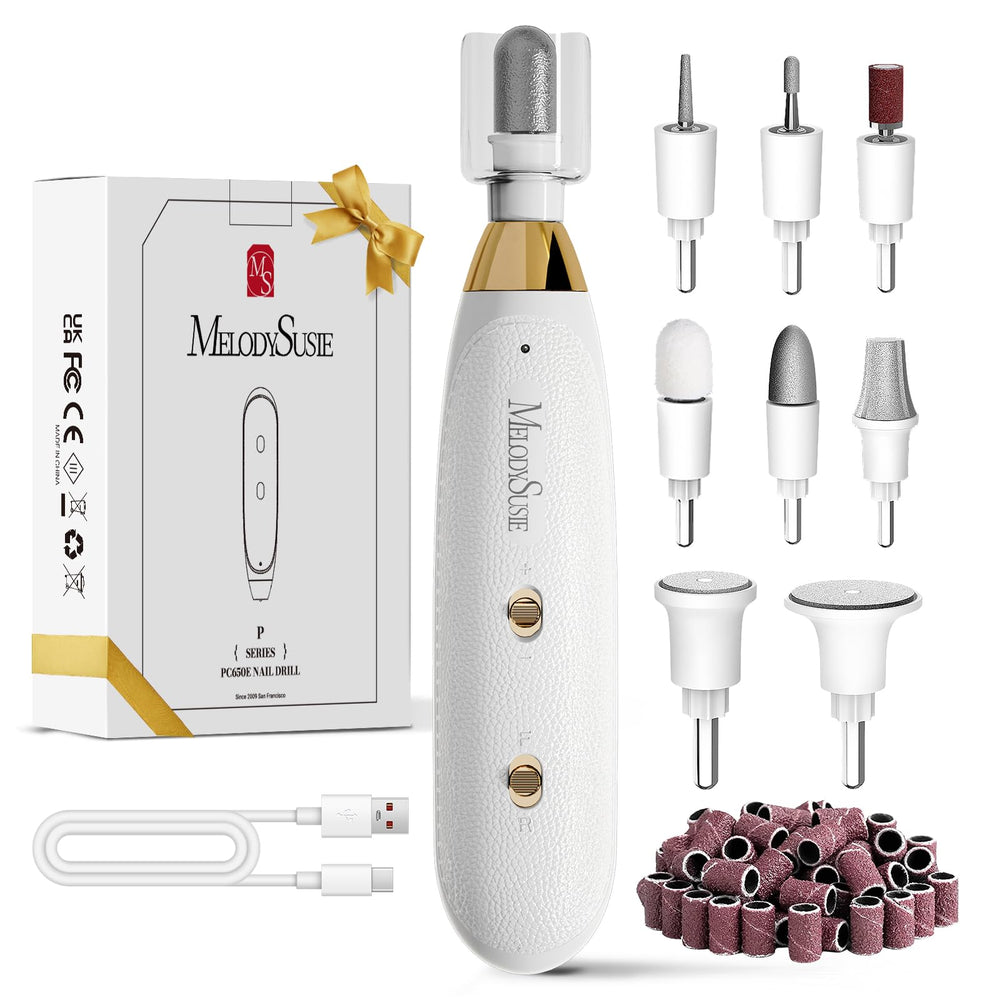 MelodySusie PC650E cordless E-file kit for precise at-home nail care.