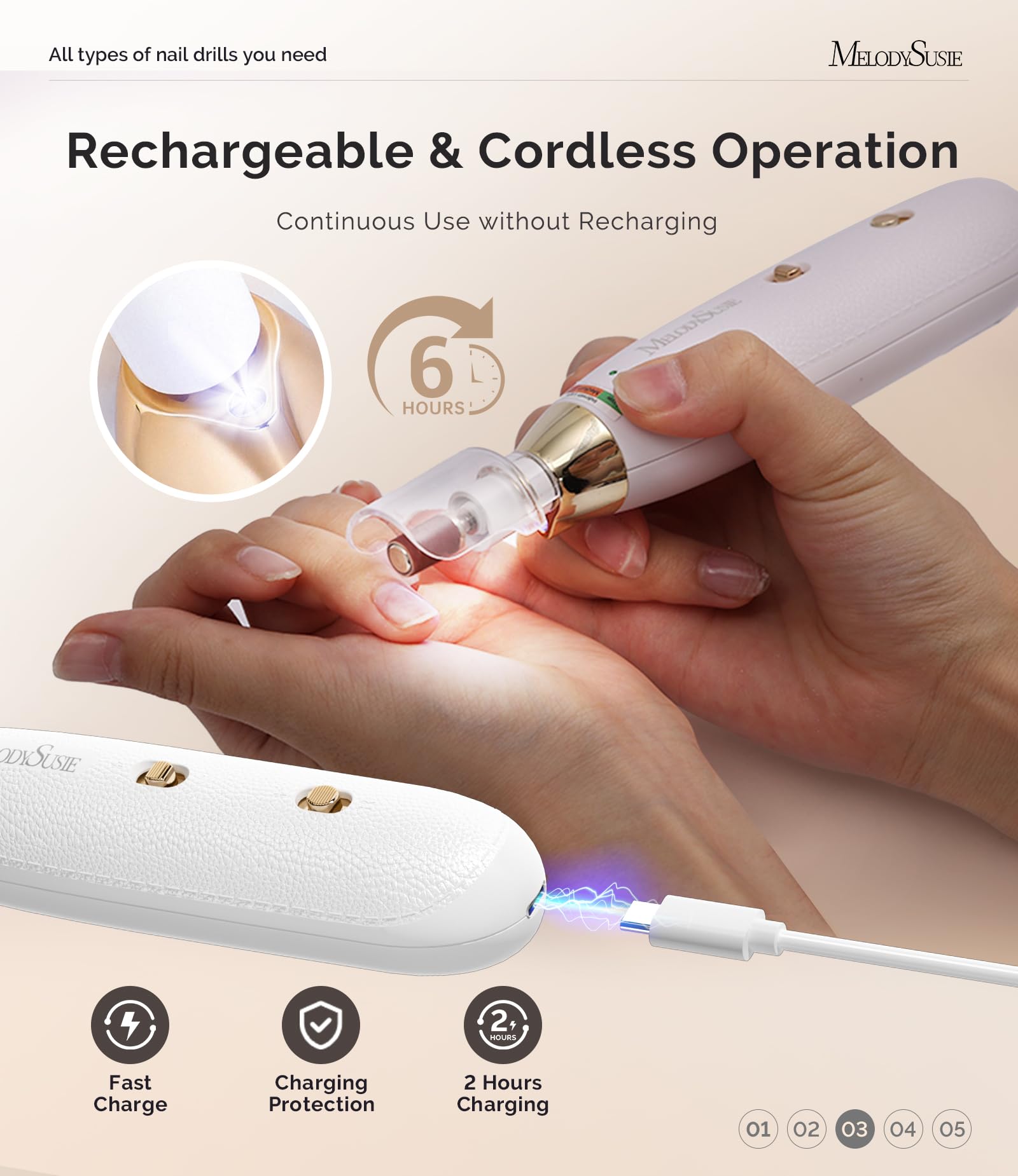 MelodySusie PC650E dust cover keeps your workspace clean.