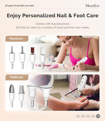 MelodySusie PC650E salon-grade nail care kit, ideal for gifting.