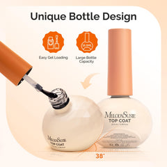 MelodySusie plant-base base bottle tilted side view showing ergonomic grip