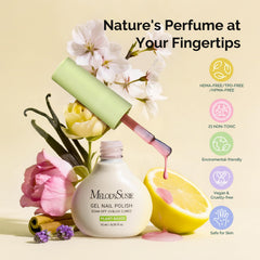 Plant-based MelodySusie gel polish gentle on sensitive skin.