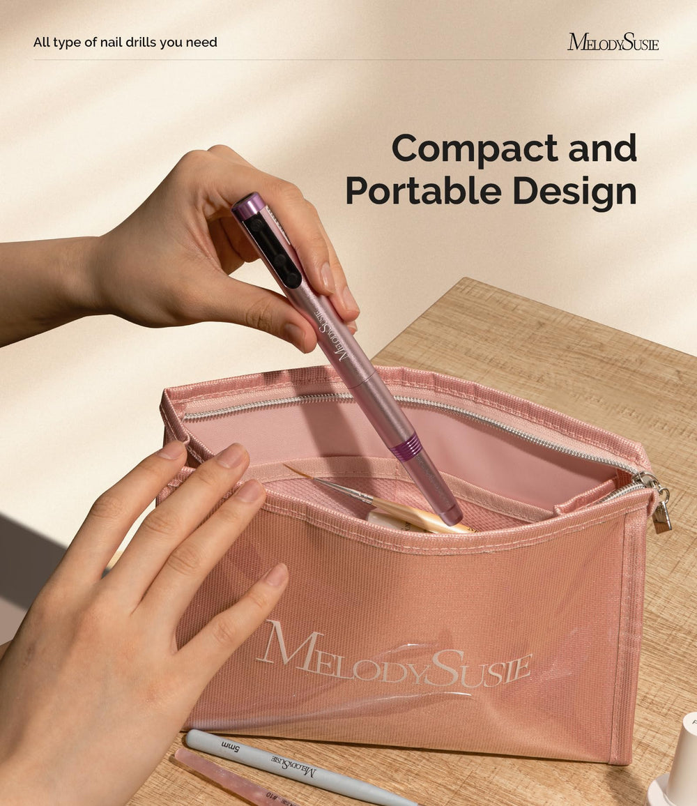 MelodySusie PM170F compact cordless design for easy travel manicures