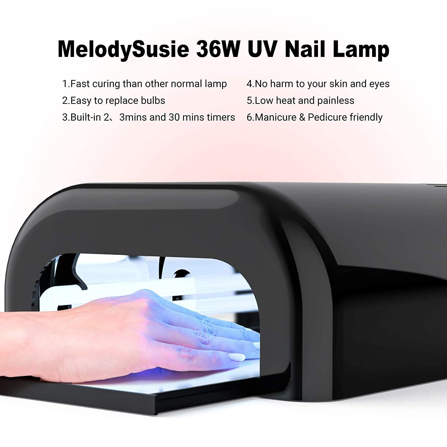 Detachable metal base of MelodySusie S-Pro04 enabling flexible manicure setups