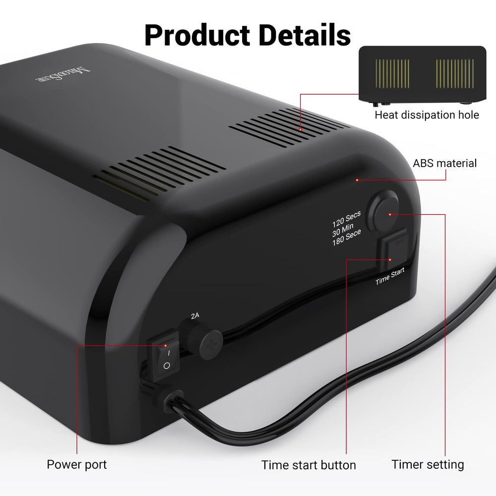 Reflective surface of MelodySusie S-Pro04 enhances curing efficiency with even light