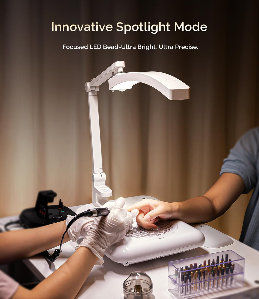 MelodySusie S-Pro29G color temperature dial lets you simulate different environments for gel nails.