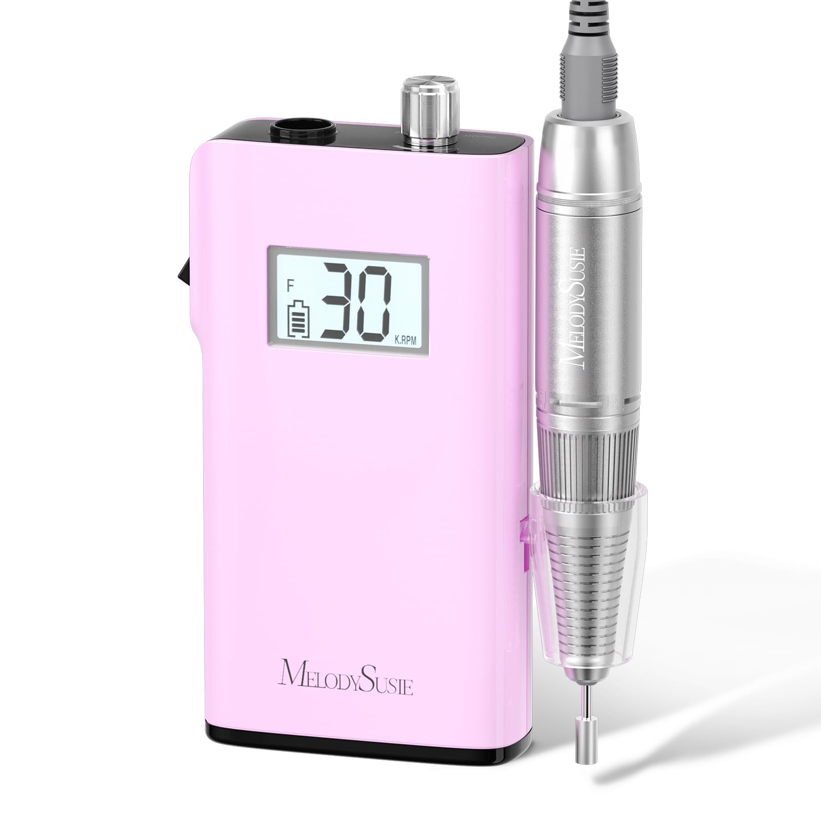 MelodySusie SC320H clip-on nail drill for precise home nail shaping and gel removal.