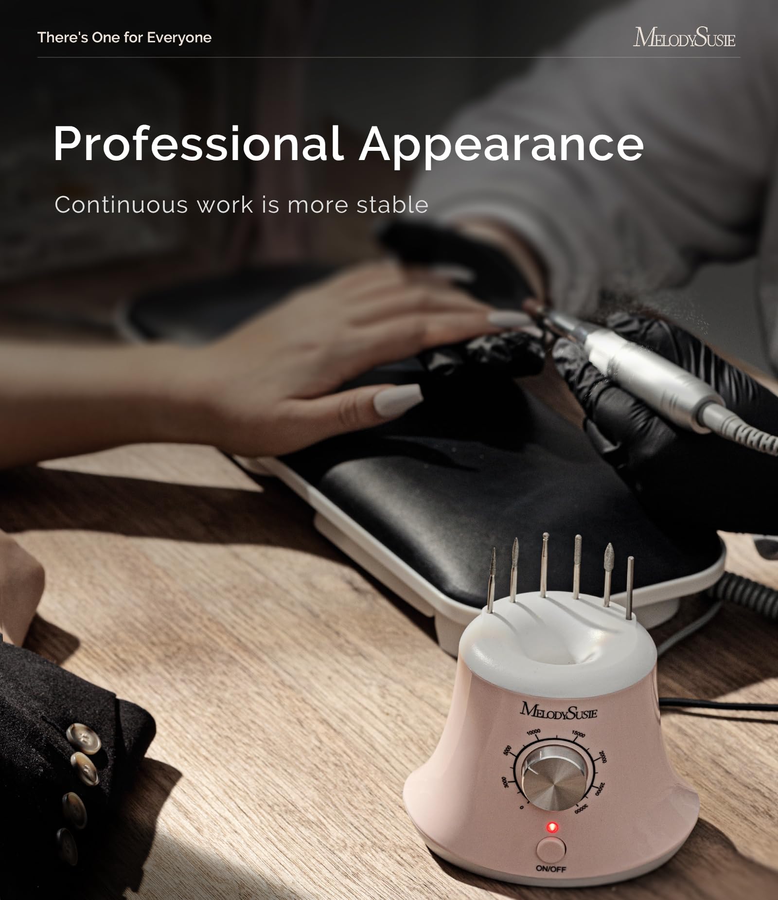 Six drill bits included with MelodySusie SC320I for versatile prep and shaping