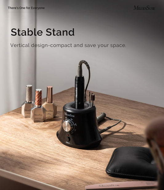 MelodySusie SC320I with bit holders keeps favorite bits within reach for quick changes.
