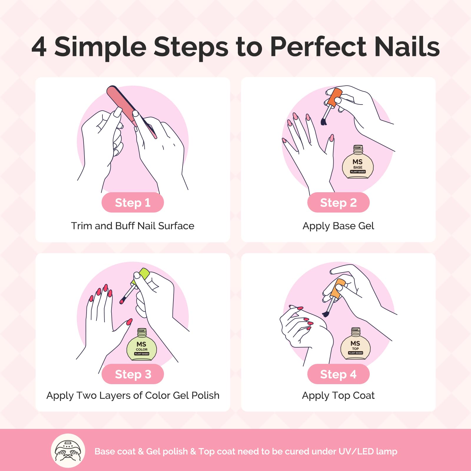 Lavender-scented MelodySusie gel polish adds a calming touch during manicure