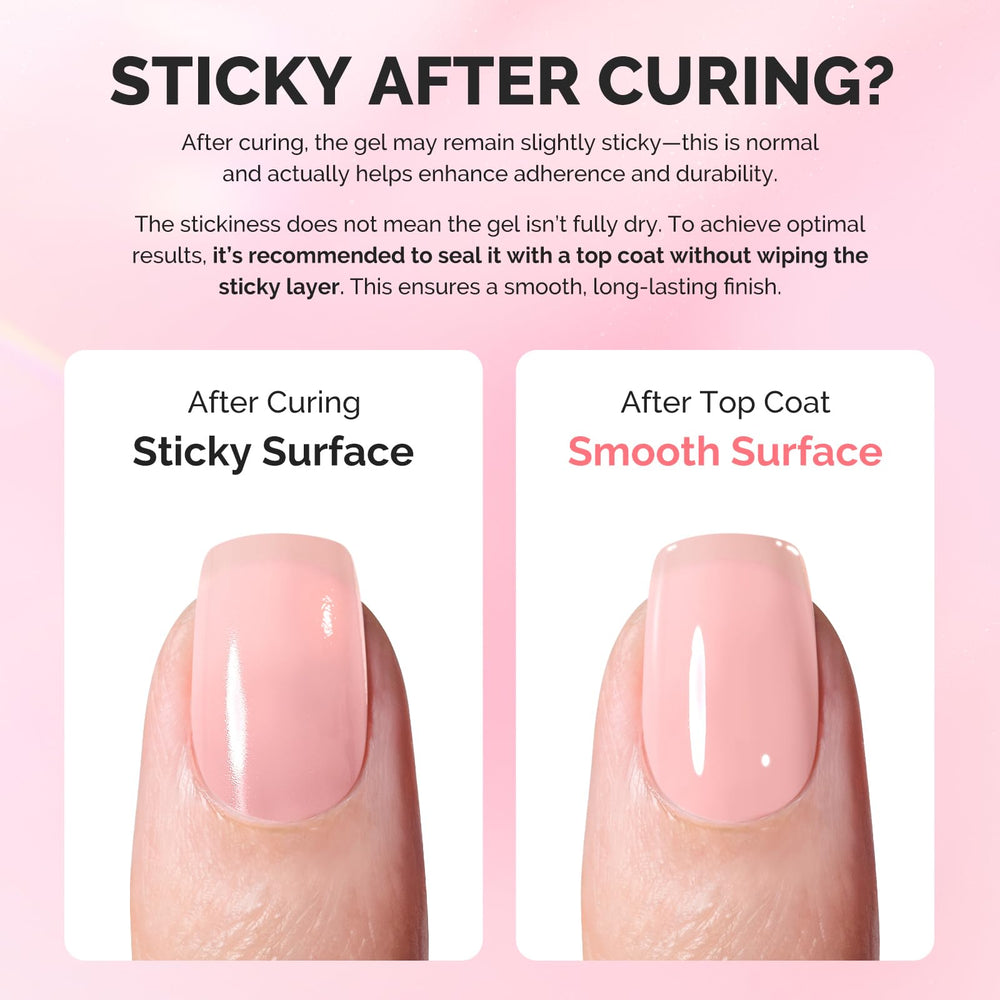 MelodySusie self-leveling builder gel with built-in brush for easy application