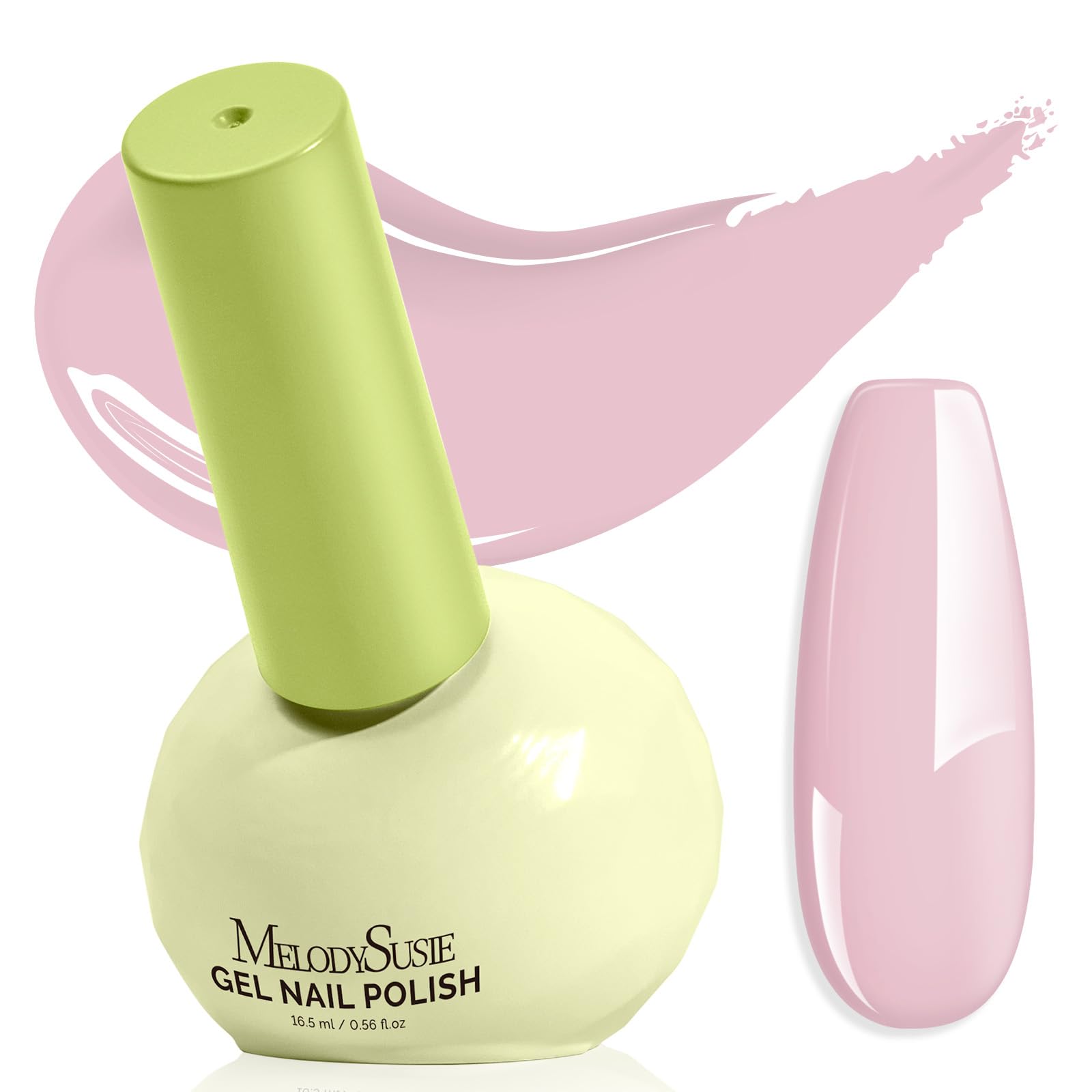MelodySusie tilt-and-stand bottle for easy access and precise gel nail application.