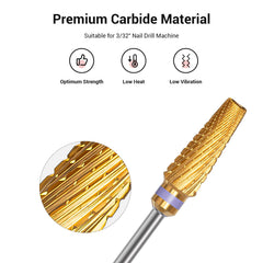 MelodySusie Upgrade mixed-sizes teeth bit enables versatile gel removal without changing bits