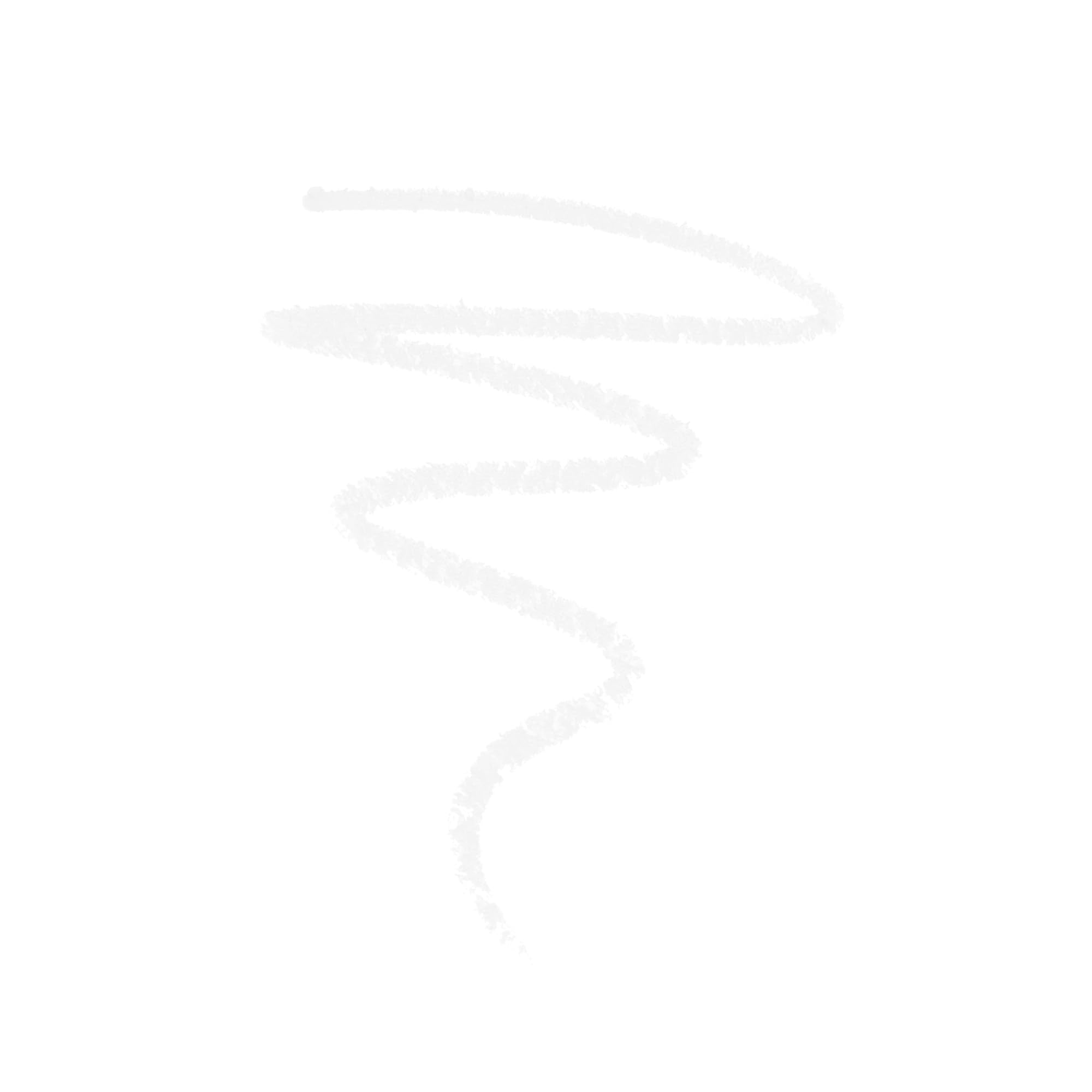 Close-up of Melt Milkweed Slick Waterline Pencil for a crisp white look that enhances eyes