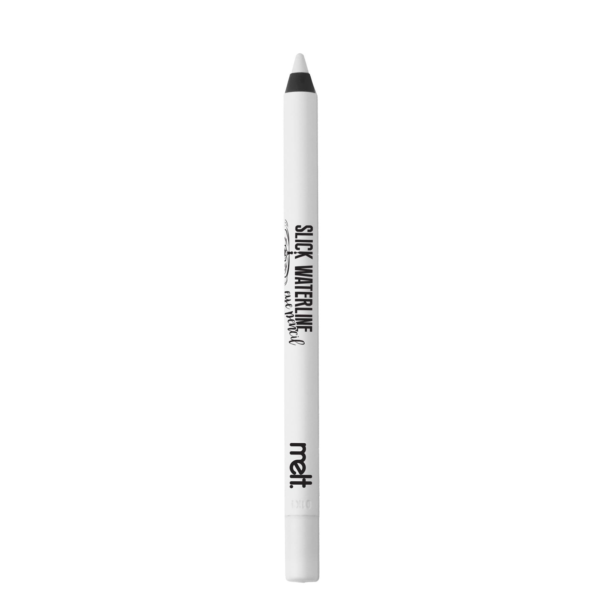 Melt Milkweed Slick Waterline Pencil tip shown for precise application that brightens the waterline