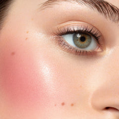 Melt Pink Sand Cream Blushlight buildable color for desired intensity.