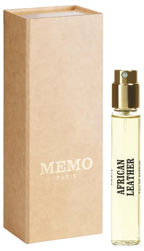 Memo Paris African Leather bottle pour delivers spicy warmth for evening wear.