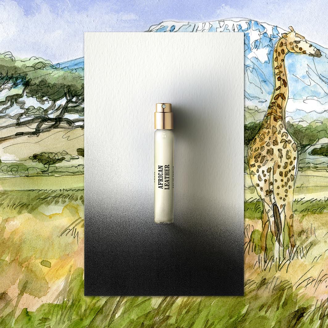 Memo Paris African Leather cap close-up highlights premium packaging.