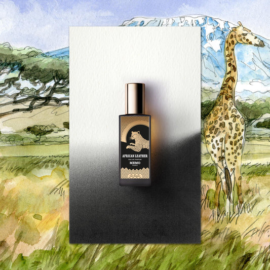 Memo Paris African Leather spice-notes closeup shows a refined, rugged character for daily wear.