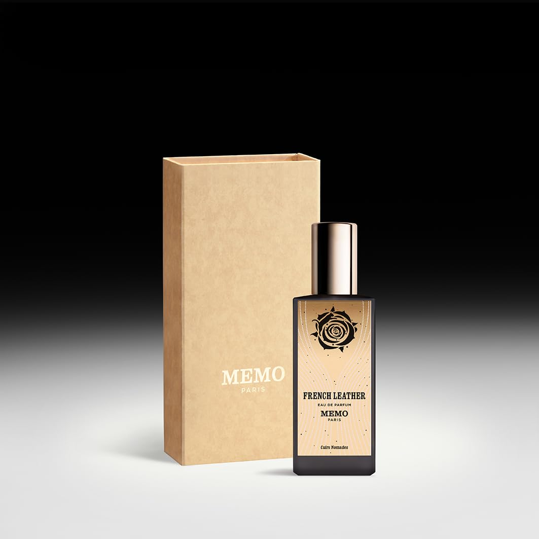 Memo Paris French Leather label confirms authenticity and refined scent
