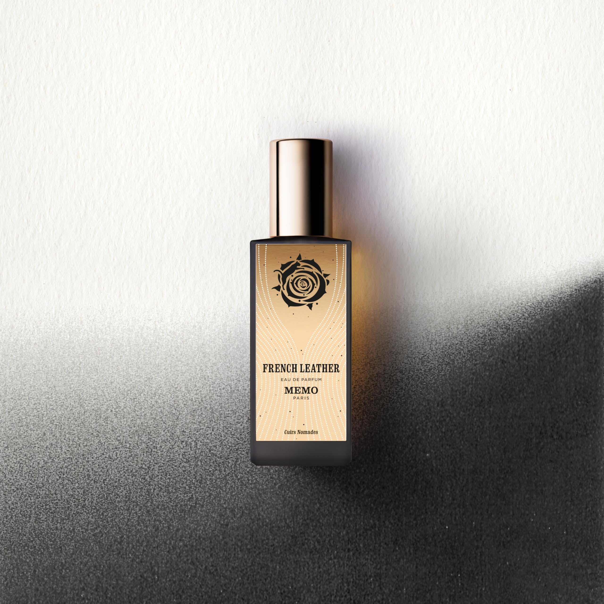 Memo Paris French Leather packaging box protecting the bottle during travel