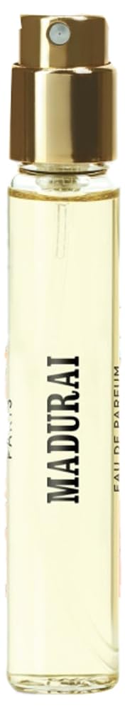 Memo Paris Madurai bottle 10ml close-up for travel-friendly luxury fragrance.